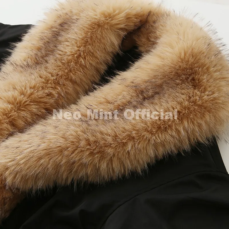 Neo Mint Cozy Girls Furry Shawl Collar Quilted Puffer Bomber Jacket Women Winter Hot Fashion Faux Fur Trim Parkas Coat Outerwear