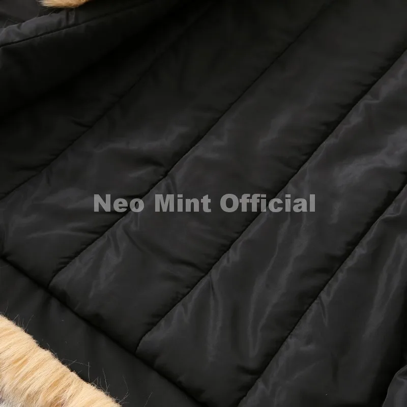 Neo Mint Cozy Girls Furry Shawl Collar Quilted Puffer Bomber Jacket Women Winter Hot Fashion Faux Fur Trim Parkas Coat Outerwear