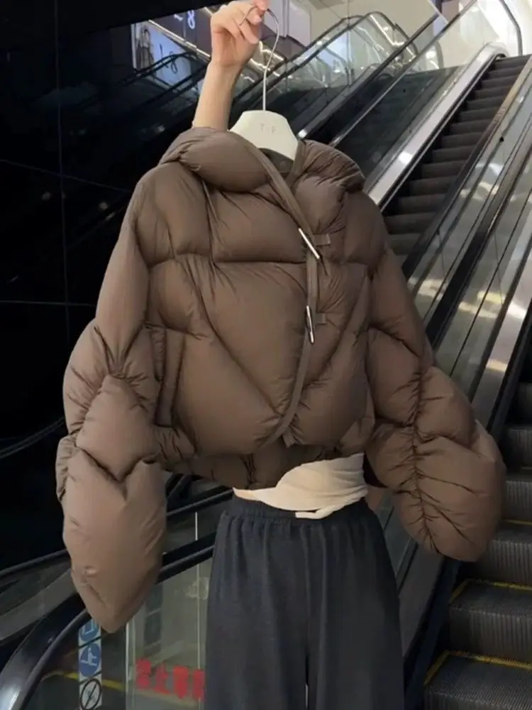 Women's Clothing Winter Pullover Sweatshirt Hoodie Warm Fashion Loose Workwear Thicken Cotton Jacket Parkas Winter Clothes Women