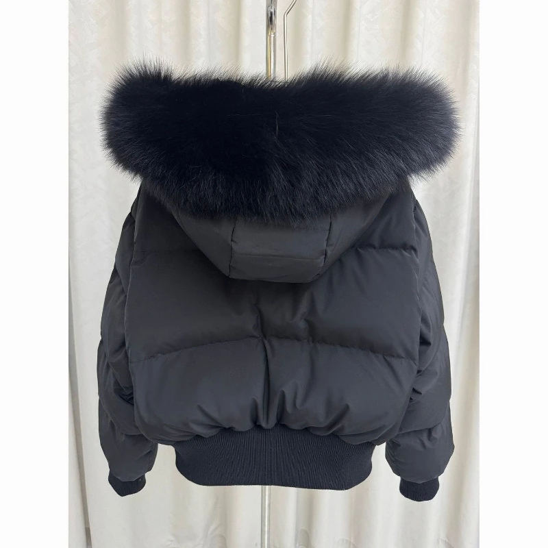 Y2k Vintage Long Sleeve Parka Faux Fur Collar Patchwork Women Casual American Retro Hooded Solid Coat Autumn Winter 2026