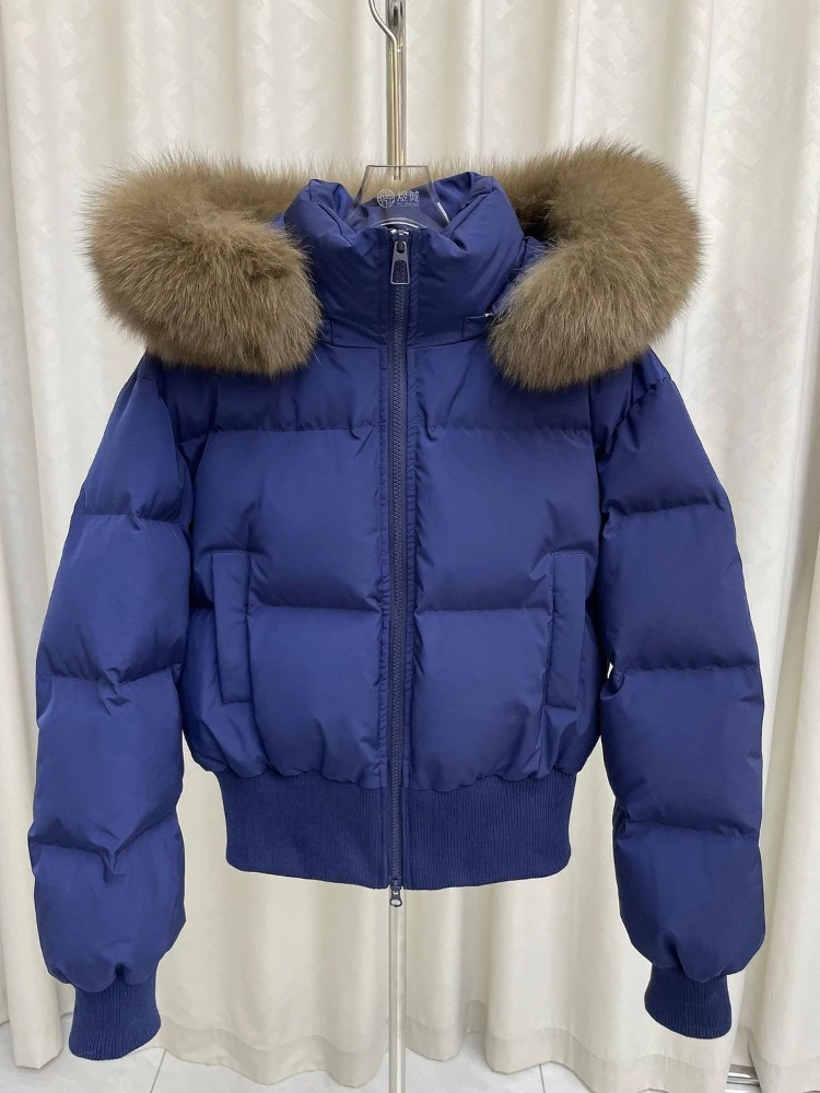 Y2k Vintage Long Sleeve Parka Faux Fur Collar Patchwork Women Casual American Retro Hooded Solid Coat Autumn Winter 2026