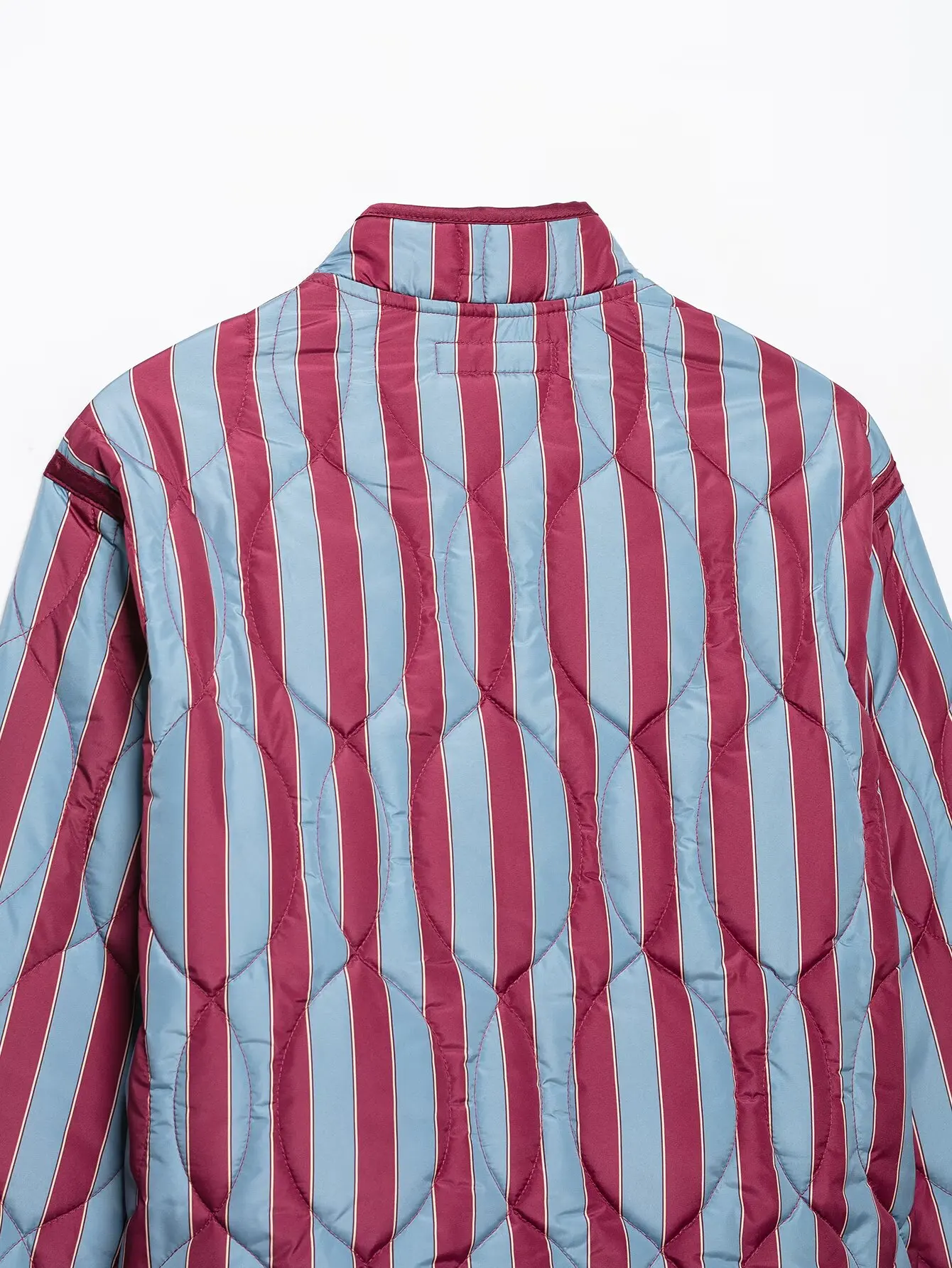 Parkas Jackets Women's Striped Coat Long Sleeve Outwear 2026 zanban Fashion Elegant Outwear With Button Chic Jackets Woman Coat