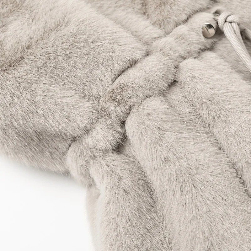 2026 New Double-sided Wear Parkas Women's Winter Fleece Cotton-padded Jacket X-long Overcoat Faux Mink Fur Thicken Hooded Coats