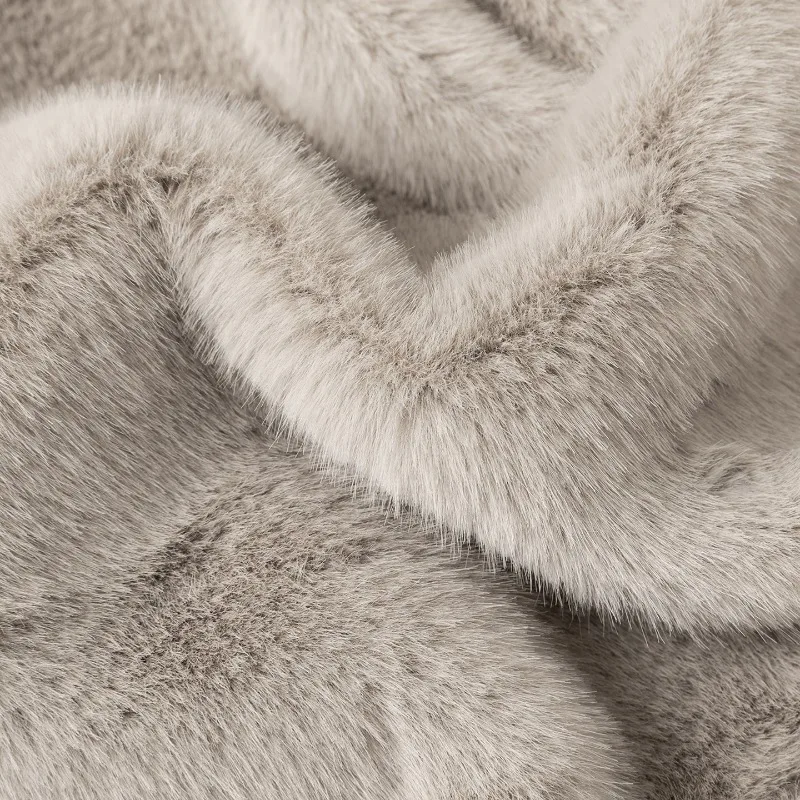 2026 New Double-sided Wear Parkas Women's Winter Fleece Cotton-padded Jacket X-long Overcoat Faux Mink Fur Thicken Hooded Coats
