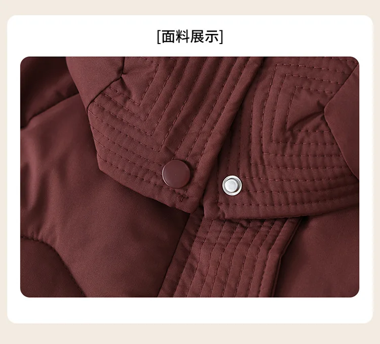 Winter Thick Hooded Puffer Coat Women Parkas XL-5XL Windproof Russian Cold Weather Snow Jacket Middle Aged Mom Outerwear Cozy