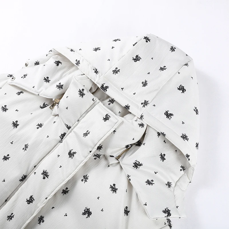 Casual Print Hoodie Loose Coat Women All-match Full Sleeve Thicken Zippers Oversize Coats Female 2026 Autumn Winter Lady Outwear