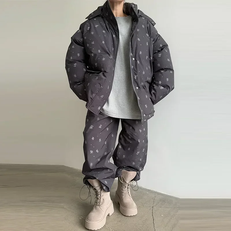Casual Print Hoodie Loose Coat Women All-match Full Sleeve Thicken Zippers Oversize Coats Female 2026 Autumn Winter Lady Outwear