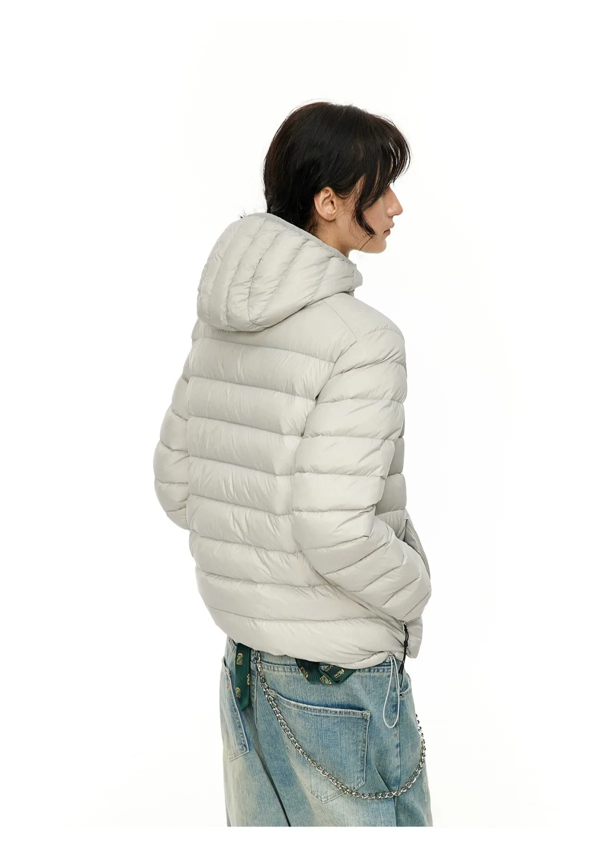 New Foreign Trade Minimalist Quilted Down Parkas Women Hooded Slim Lightweight Warm Coat Fashion Casual Outdoor Winter Soft