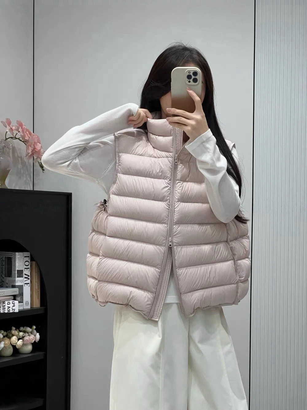 Lightweight Quilted Down Cotton Parkas Vest Women Short Fall Winter New Korean Loose Stand Collar Sleeveless Warm Jacket