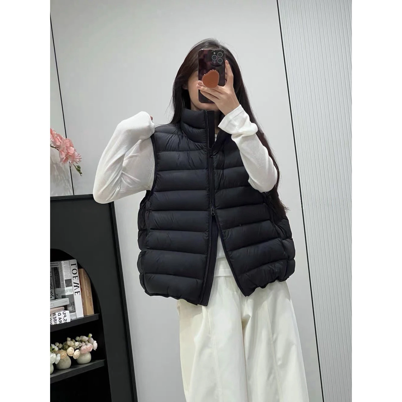 Lightweight Quilted Down Cotton Parkas Vest Women Short Fall Winter New Korean Loose Stand Collar Sleeveless Warm Jacket