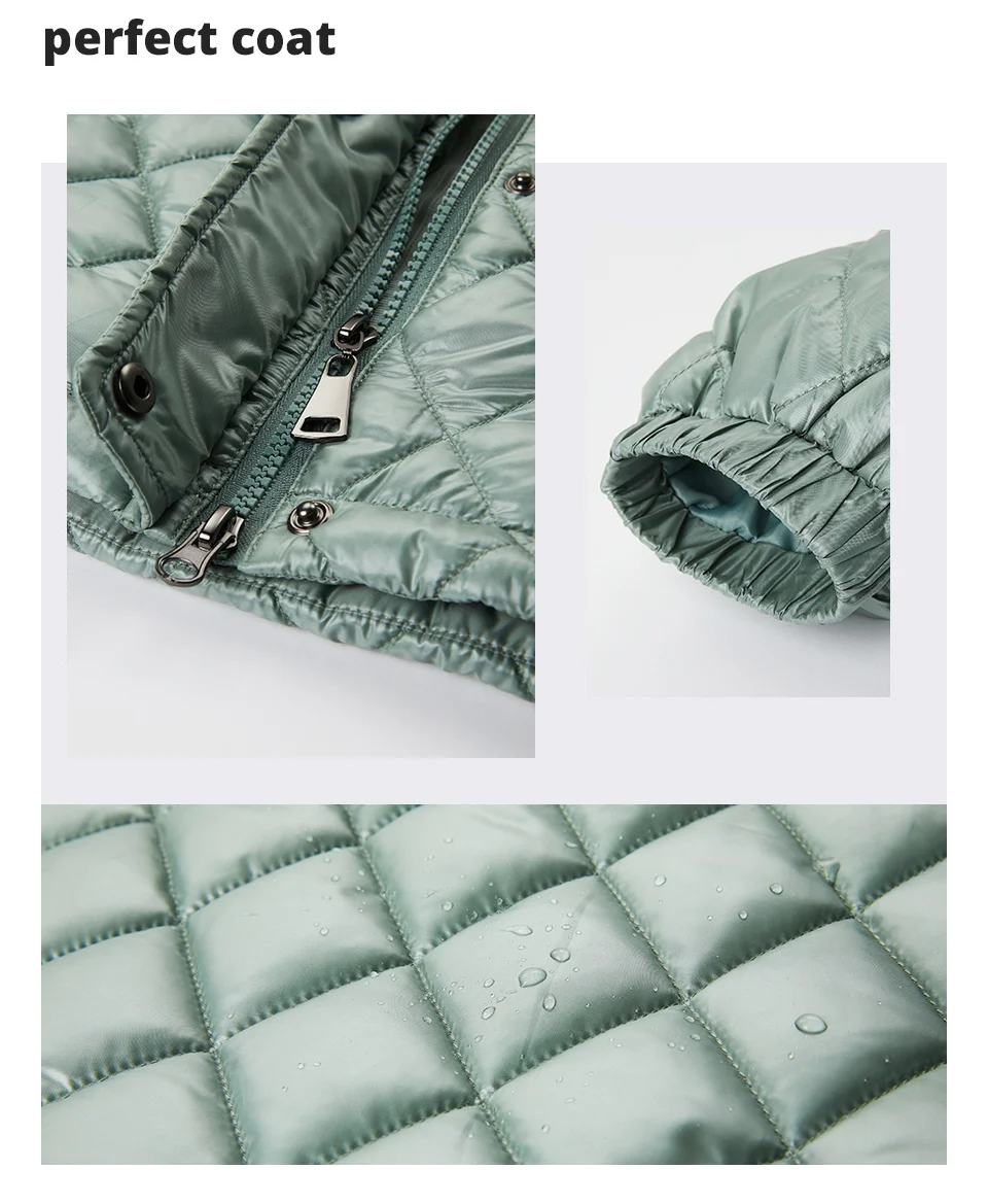 GASMAN 2022 Women's spring jacket fashion casual Short parka Thin Cotton hooded Coat women ladies jackets Warm outwear 21159