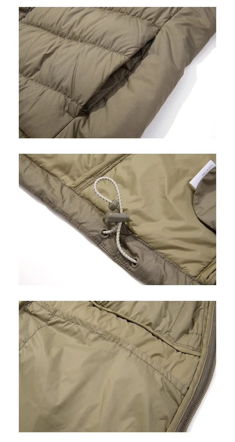 HKSH Outdoor Light Sport Color Contrast Hooded Down Jacket Women's Winter Mountain Leisure Waterproof Climbing Cotton Coat H2887