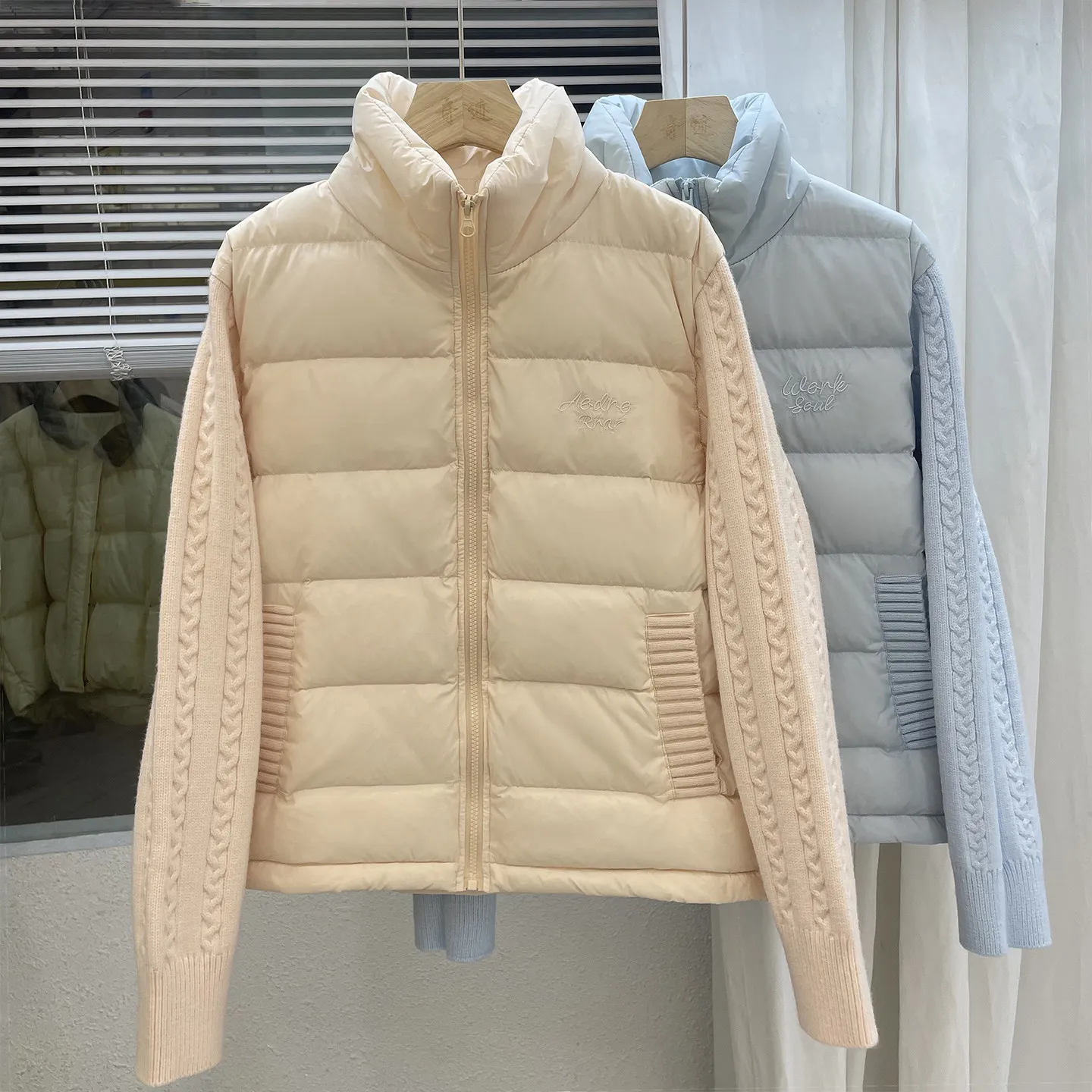 Versatile Fashion Round Neck Women Short Winter New Casual Loose Bread Down Cotton Parkas Coat Top Trendy Warm Cozy Soft Chic