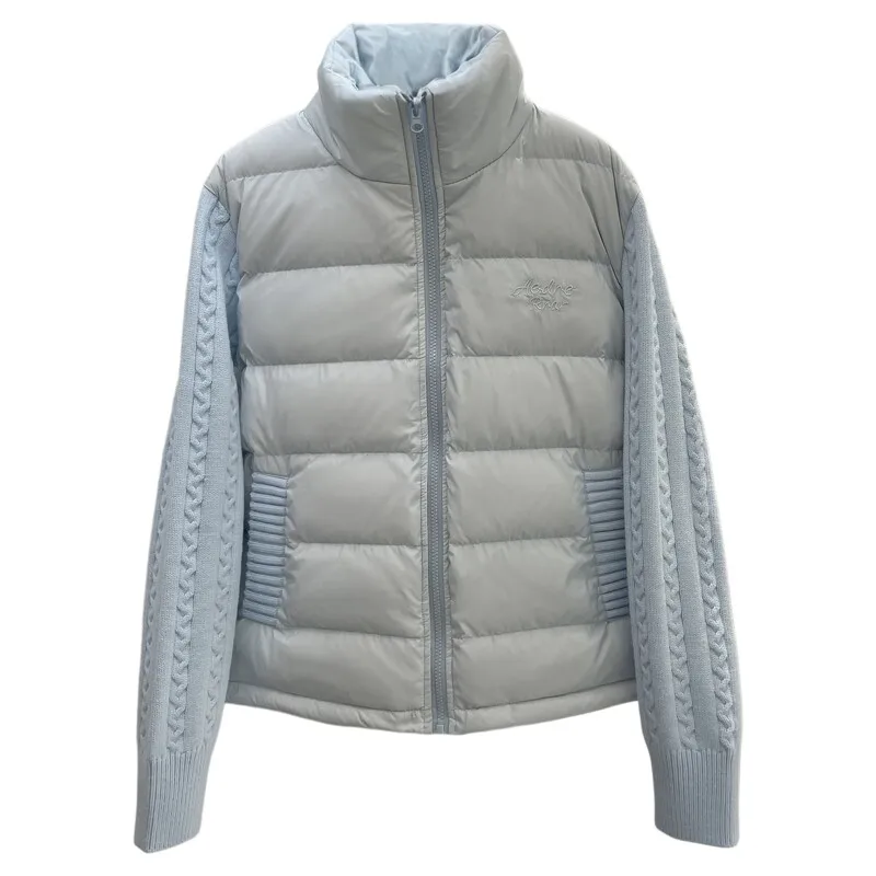 Versatile Fashion Round Neck Women Short Winter New Casual Loose Bread Down Cotton Parkas Coat Top Trendy Warm Cozy Soft Chic