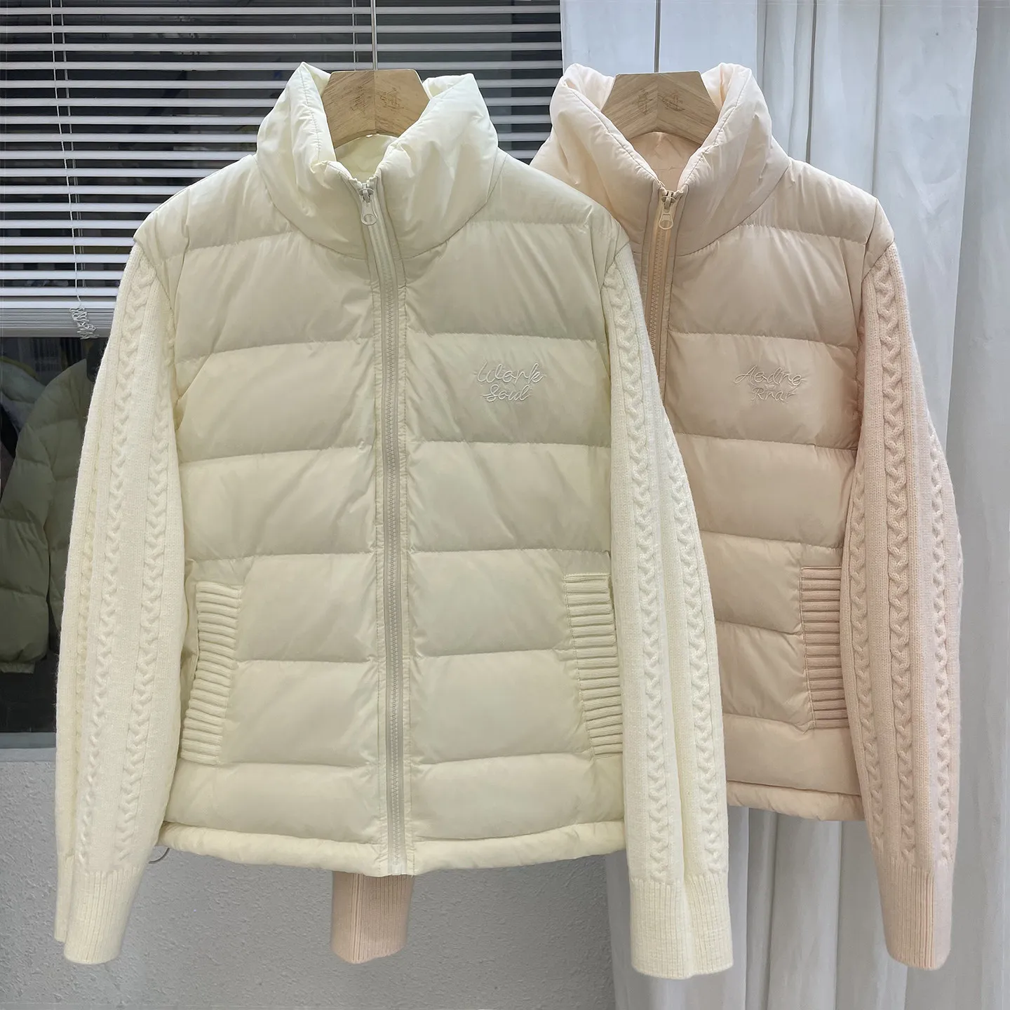 Versatile Fashion Round Neck Women Short Winter New Casual Loose Bread Down Cotton Parkas Coat Top Trendy Warm Cozy Soft Chic