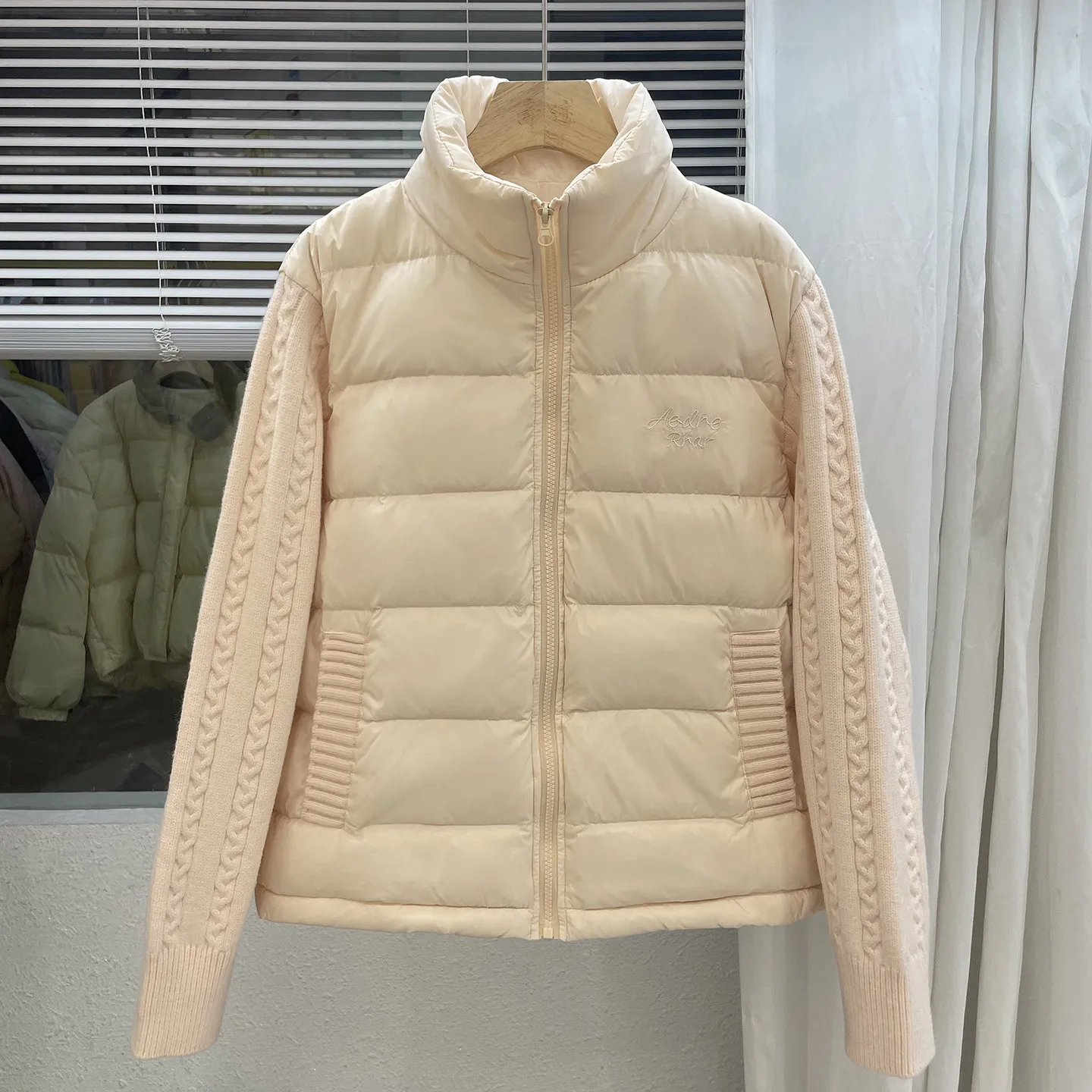 Versatile Fashion Round Neck Women Short Winter New Casual Loose Bread Down Cotton Parkas Coat Top Trendy Warm Cozy Soft Chic