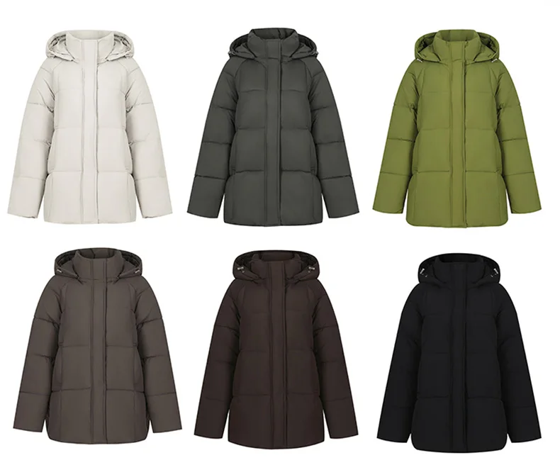 Women Reversible 2 Sides Wear Long Parkas Female Faux Fur Collar Hooded Coat With Drawstring Waist Winter Thick Outerwear Pike