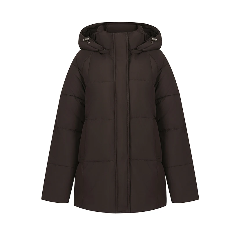 Women Reversible 2 Sides Wear Long Parkas Female Faux Fur Collar Hooded Coat With Drawstring Waist Winter Thick Outerwear Pike