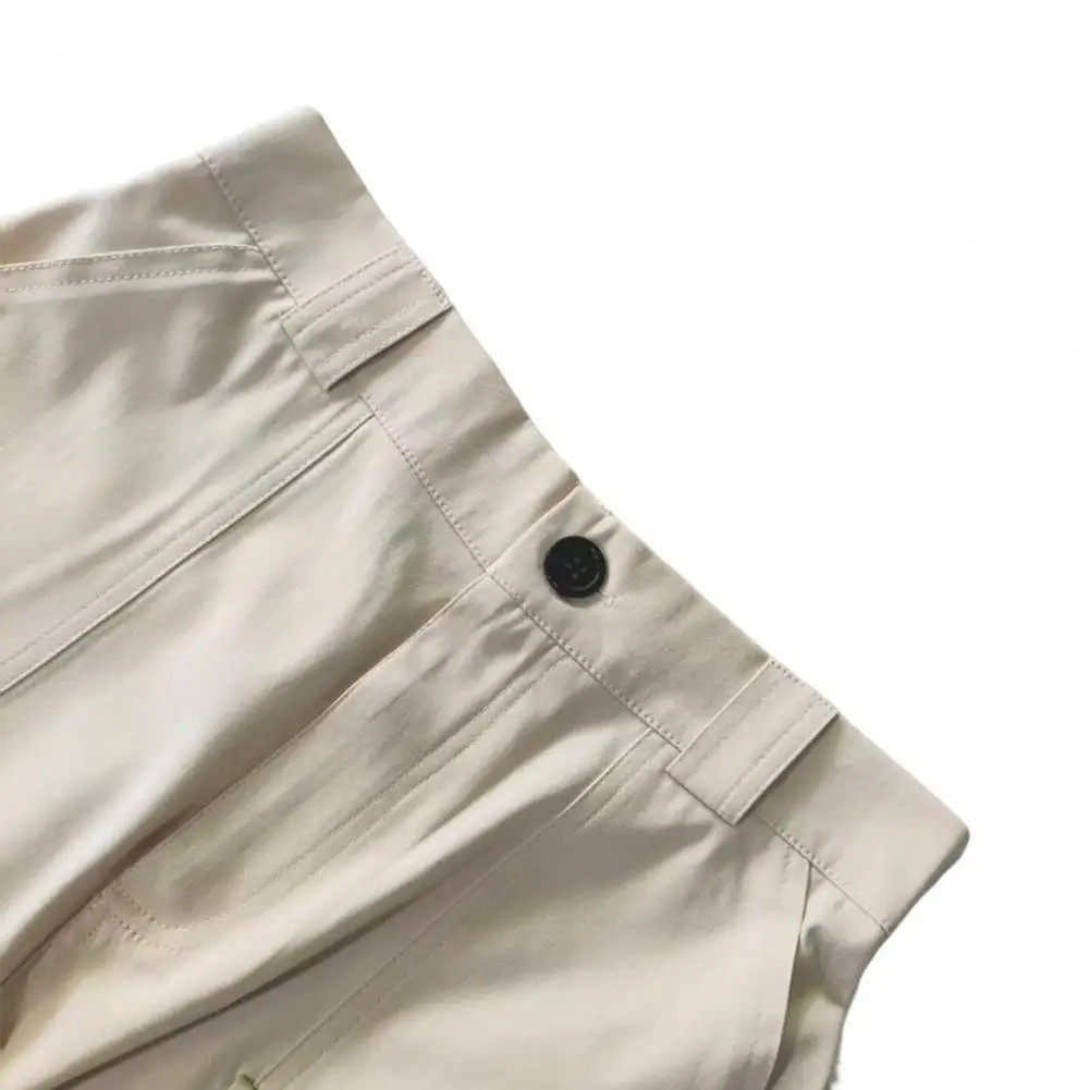 Breathable Summer Shorts for Women Stylish Women's Cargo Shorts with Pockets for Summer Hiking Outfits Knee Length Bermuda