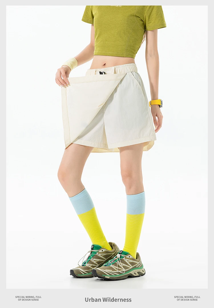 Summer Outdoor Hiking Lightweight Quick Dry Sport Skirt Shorts Women Sweet Girl Streetwear Y2k Loose Casual Cargo Shorts Skirts