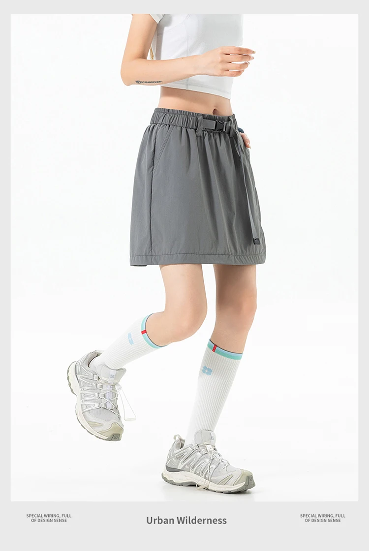 Summer Outdoor Hiking Lightweight Quick Dry Sport Skirt Shorts Women Sweet Girl Streetwear Y2k Loose Casual Cargo Shorts Skirts
