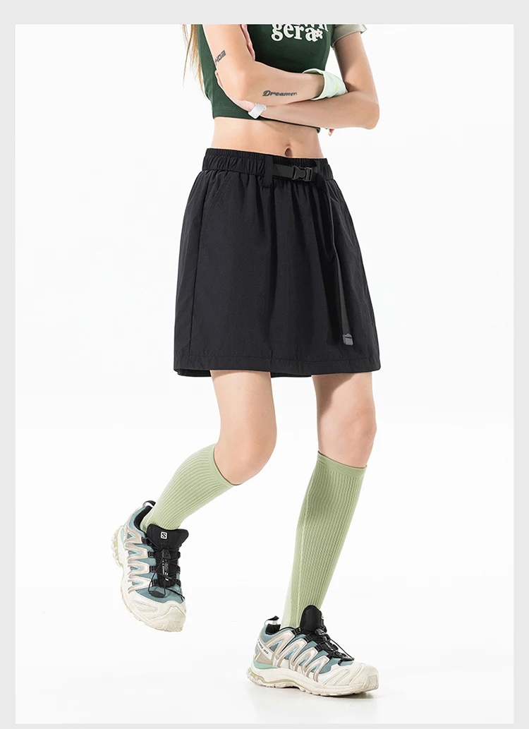 Summer Outdoor Hiking Lightweight Quick Dry Sport Skirt Shorts Women Sweet Girl Streetwear Y2k Loose Casual Cargo Shorts Skirts