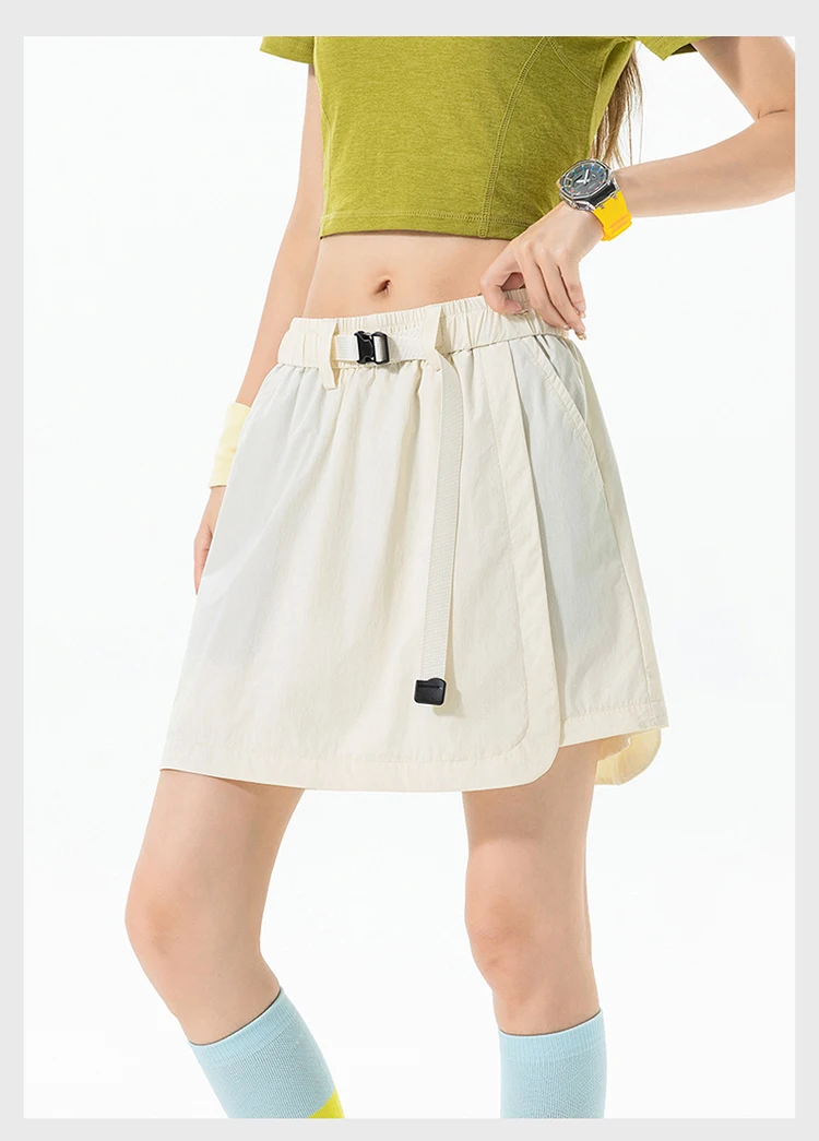 Summer Outdoor Hiking Lightweight Quick Dry Sport Skirt Shorts Women Sweet Girl Streetwear Y2k Loose Casual Cargo Shorts Skirts