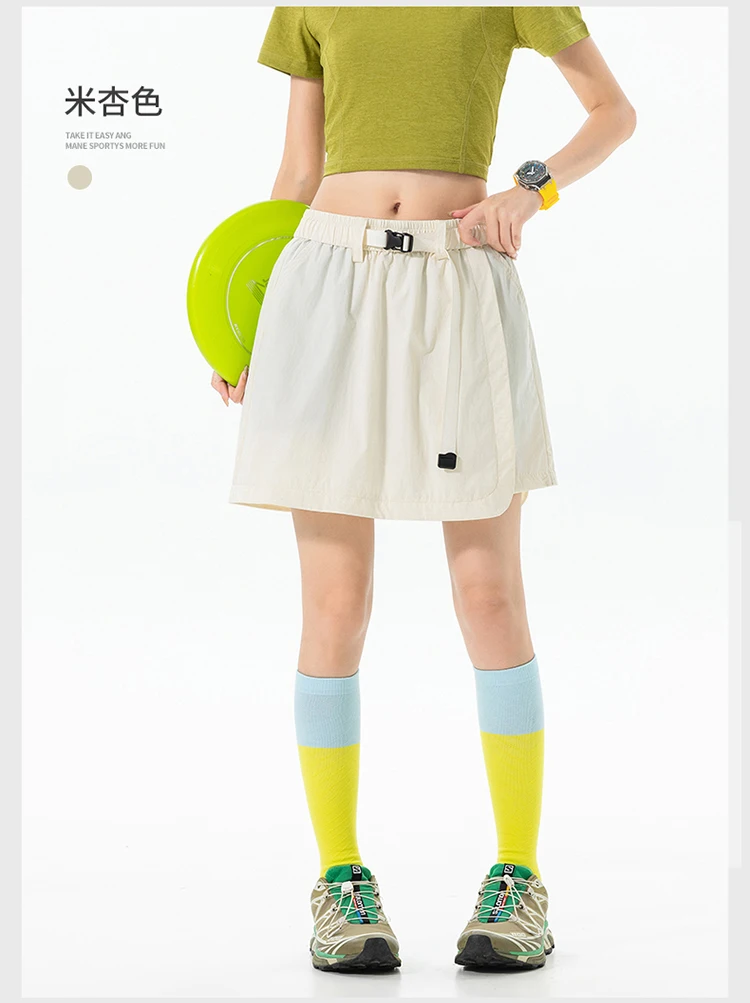 Summer Outdoor Hiking Lightweight Quick Dry Sport Skirt Shorts Women Sweet Girl Streetwear Y2k Loose Casual Cargo Shorts Skirts