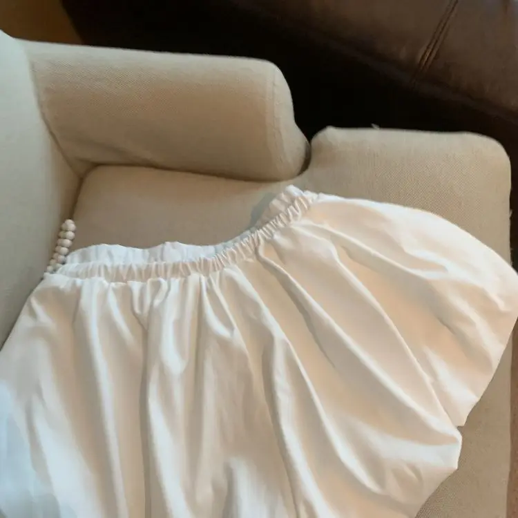 Neploe Sweet Spice Girls Bow Cloud Femme Pantalon Bud Ball Gown Short Slim Shorts All-match Ruched French Casual High Waist Pant
