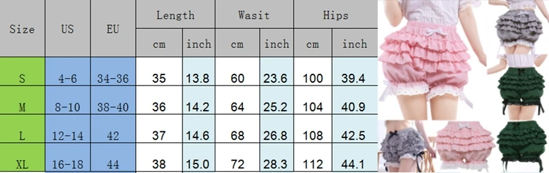 Y2K Vintage Fairy Kawaii Korean Multi-layers Ruffles Bloomers Cutest Japanese Style Frill Lace Shorts for Women Costume Shorts