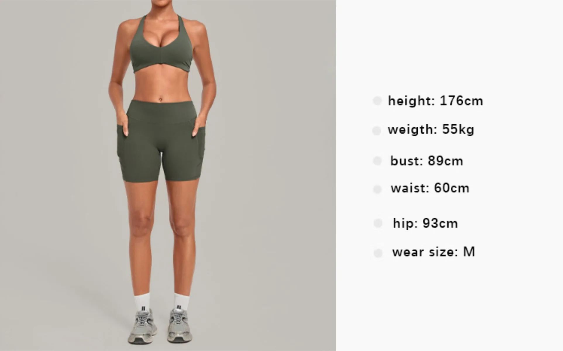 Elastic High Waist Casual Sport Short Leggings with Pocket Women Yoga Clothing Gym Fitness Shorts Female Running Short Tights