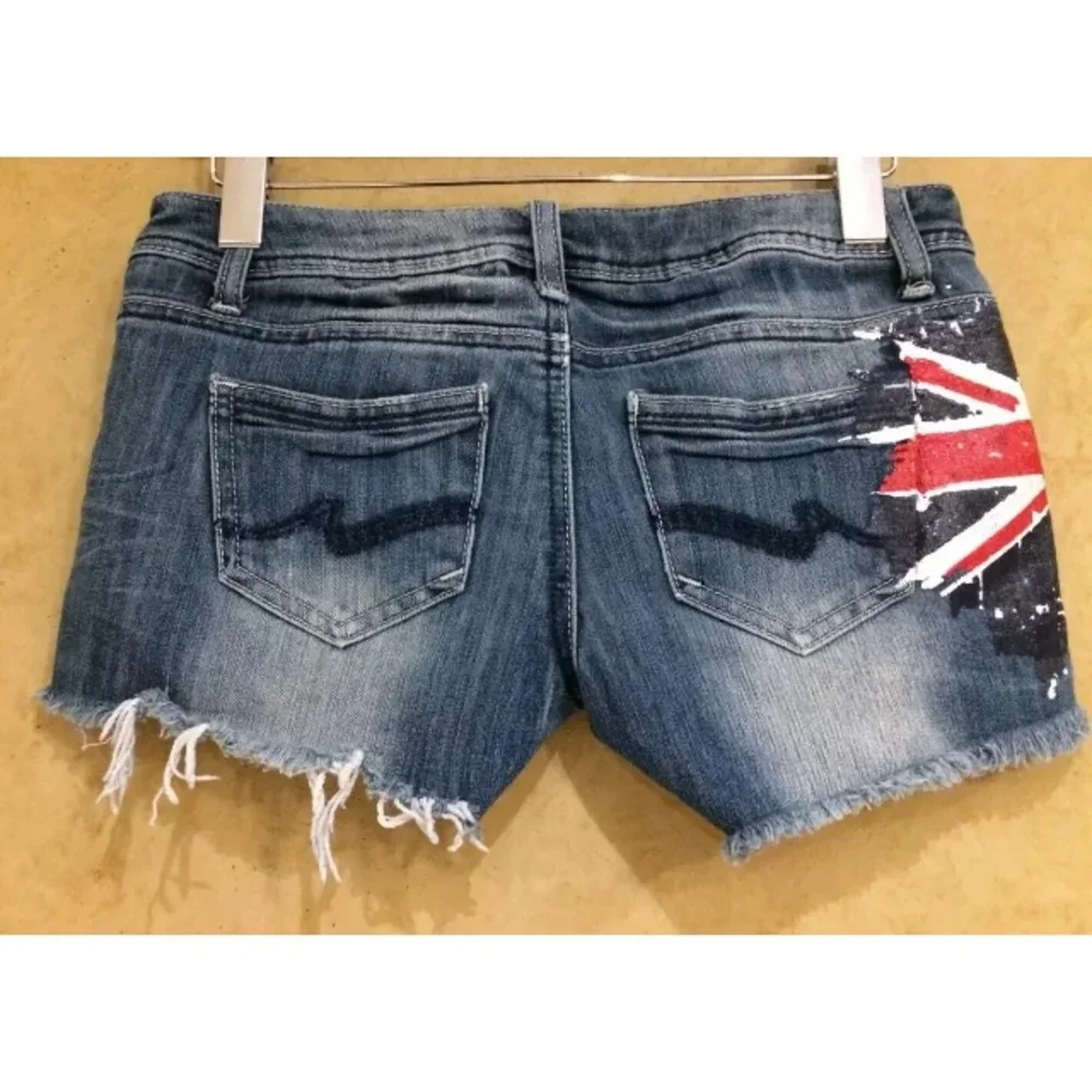 American Y2K retro button military green skirt Harajuku women's washed denim tight low-waist fashion skirt