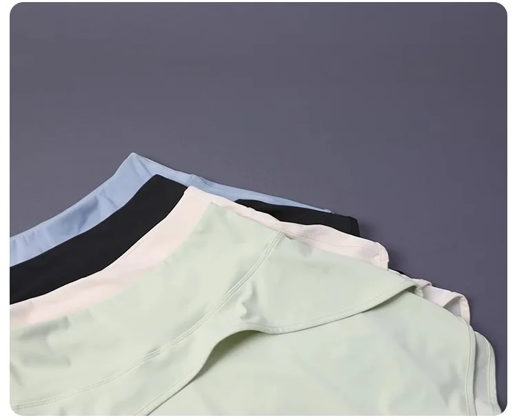 NO WORRY Tennis Skirt W/ Built-in Shorts - High Waisted Workout Skort for Running/Yoga | Solid Color W/ Lining & Anti-Slip