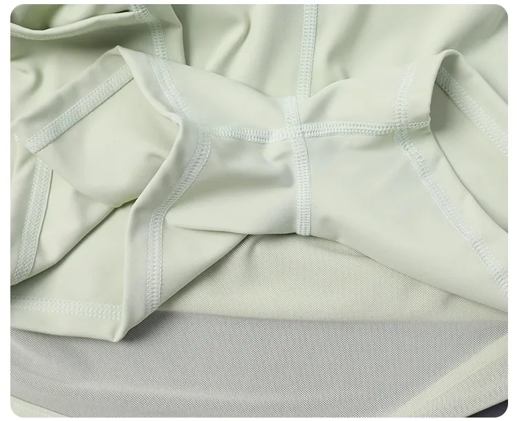 NO WORRY Tennis Skirt W/ Built-in Shorts - High Waisted Workout Skort for Running/Yoga | Solid Color W/ Lining & Anti-Slip