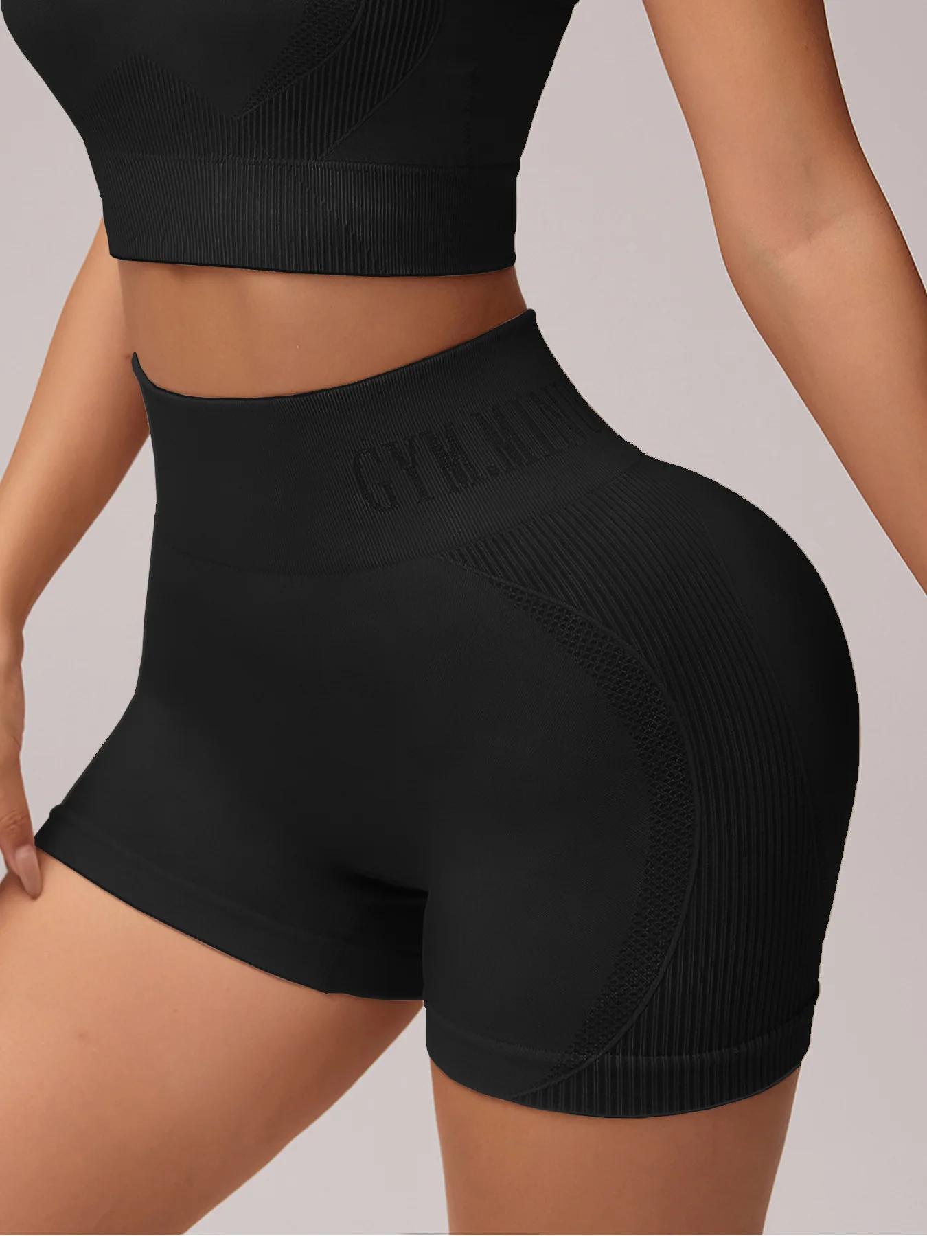 Women Sand Wash High Waist Tummy Control Butt Lifting High Stretch Slim Yoga Shorts Wear Outside Run Gym Workout Sports Pants