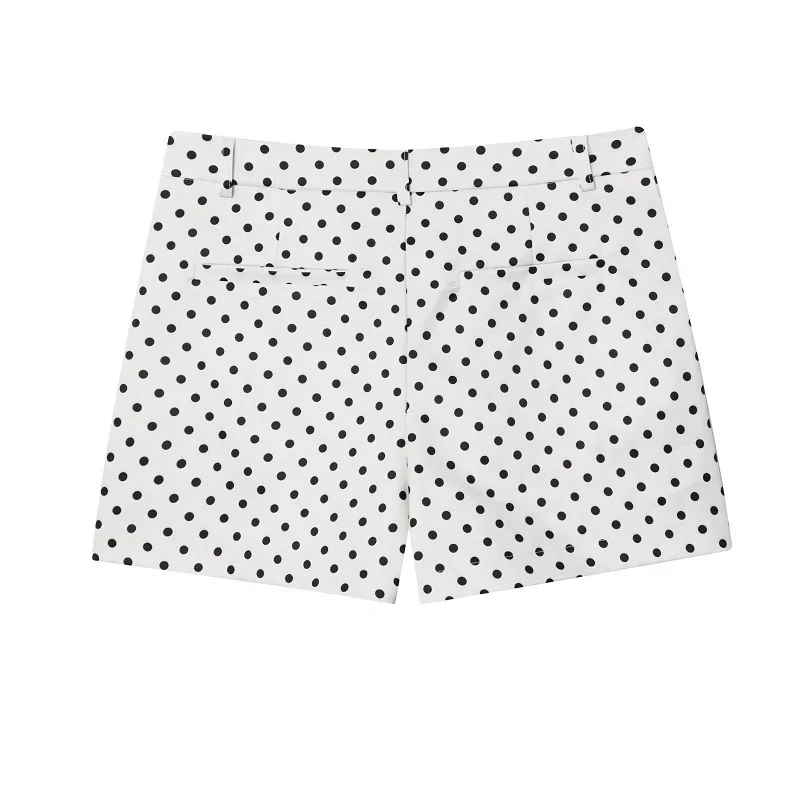 MUJER Polka Dot Mini Shorts for Women Fitness Bermuda Shorts Woman High Waist Short Women's Shorts Sets Holiday Casual Shorts