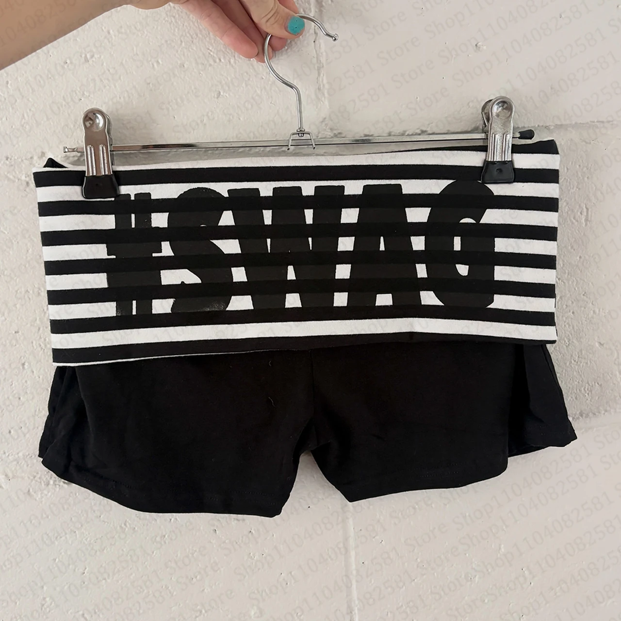 Emo Girl Summer Aesthetics Retro 2000s Fashion Letter Printed Casual Basic Shorts Gothic Hip Hop Rock Street Style Punk Y2K 