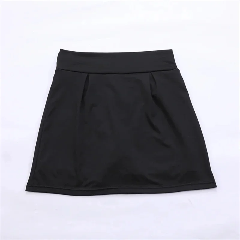 Summer fashion explosion women solid color outdoor sports fitness running yoga quick dry fake two running skirts