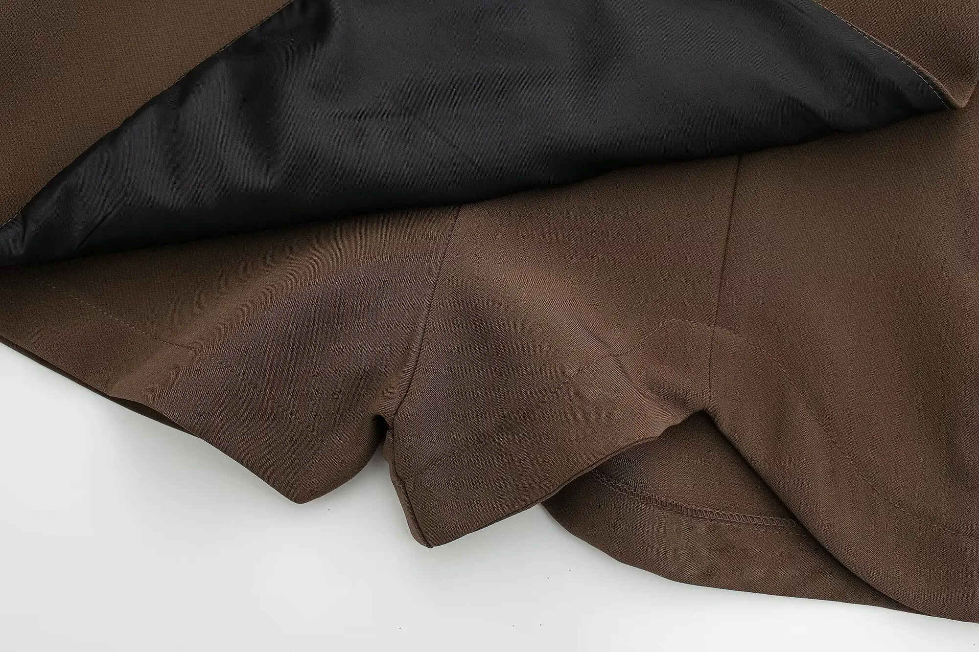 HXAO Short Mujer Casual High waist Mini shorts skirt Women 2024 Beige Khaki Black White Asymmetric Shorts Skirt
