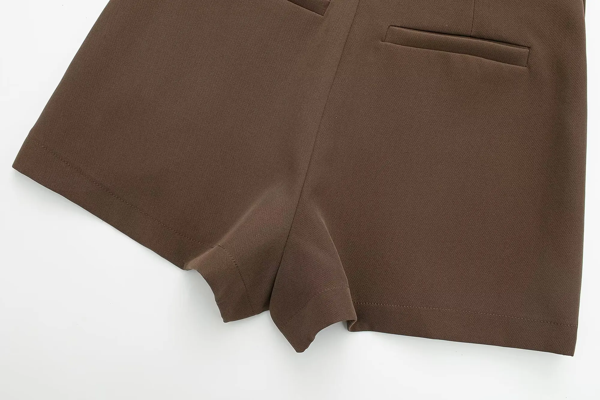 HXAO Short Mujer Casual High waist Mini shorts skirt Women 2024 Beige Khaki Black White Asymmetric Shorts Skirt