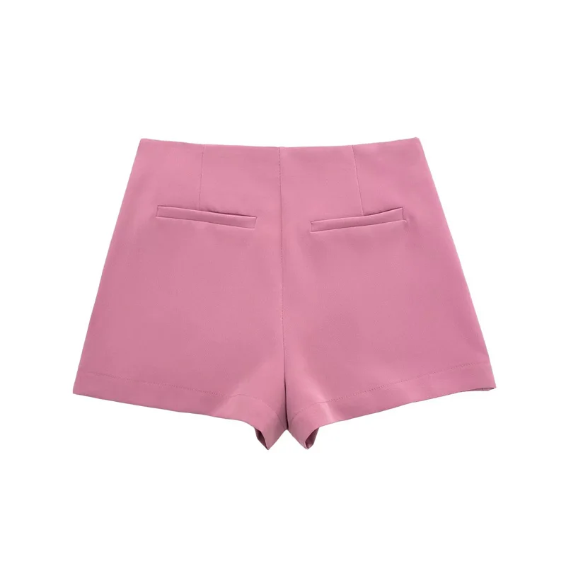 HXAO Short Mujer Casual High waist Mini shorts skirt Women 2024 Beige Khaki Black White Asymmetric Shorts Skirt