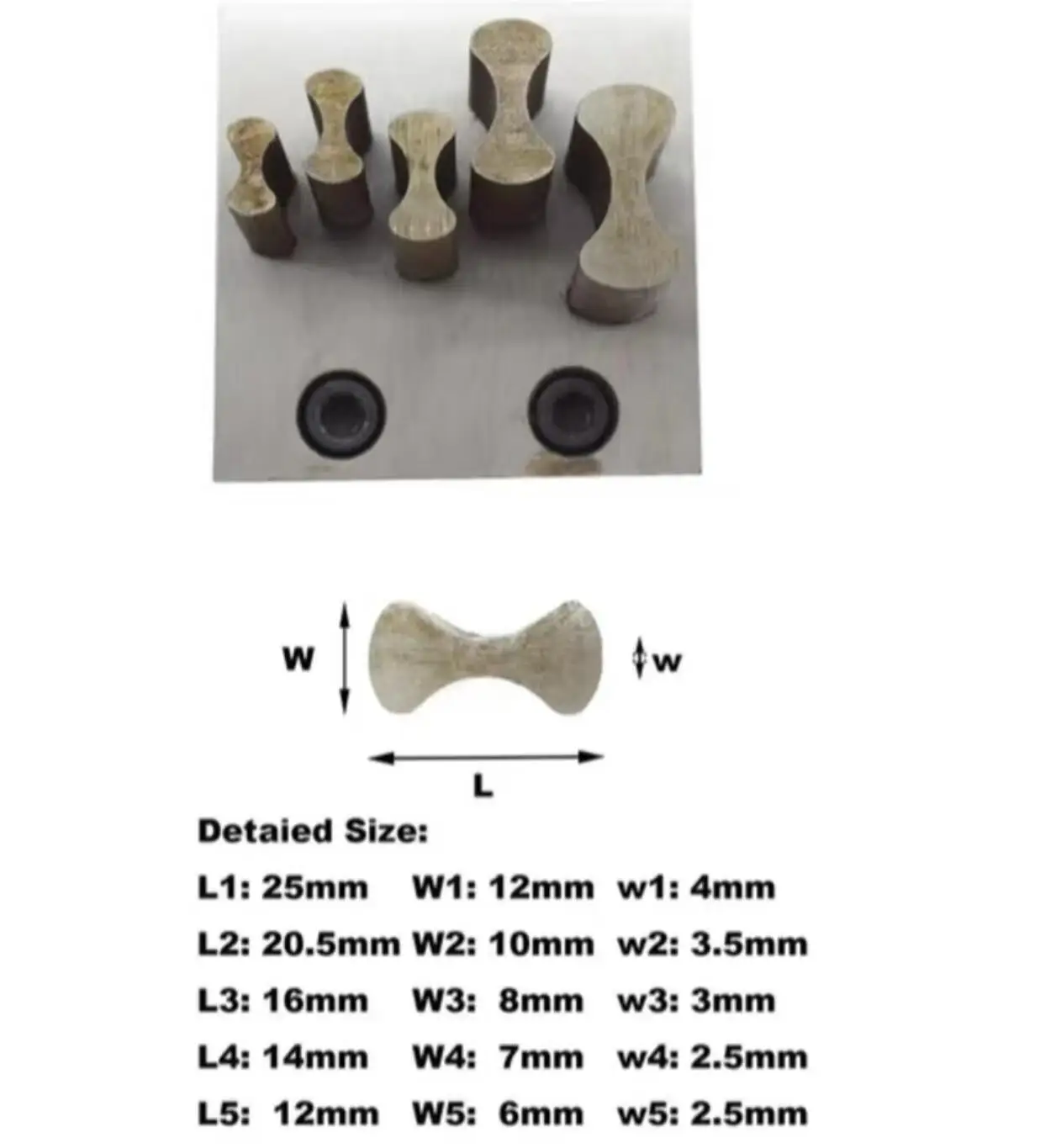 Jewelers Disc Cutter 26 Punch Set Metal Mold Cutting Punching A-Z Shape