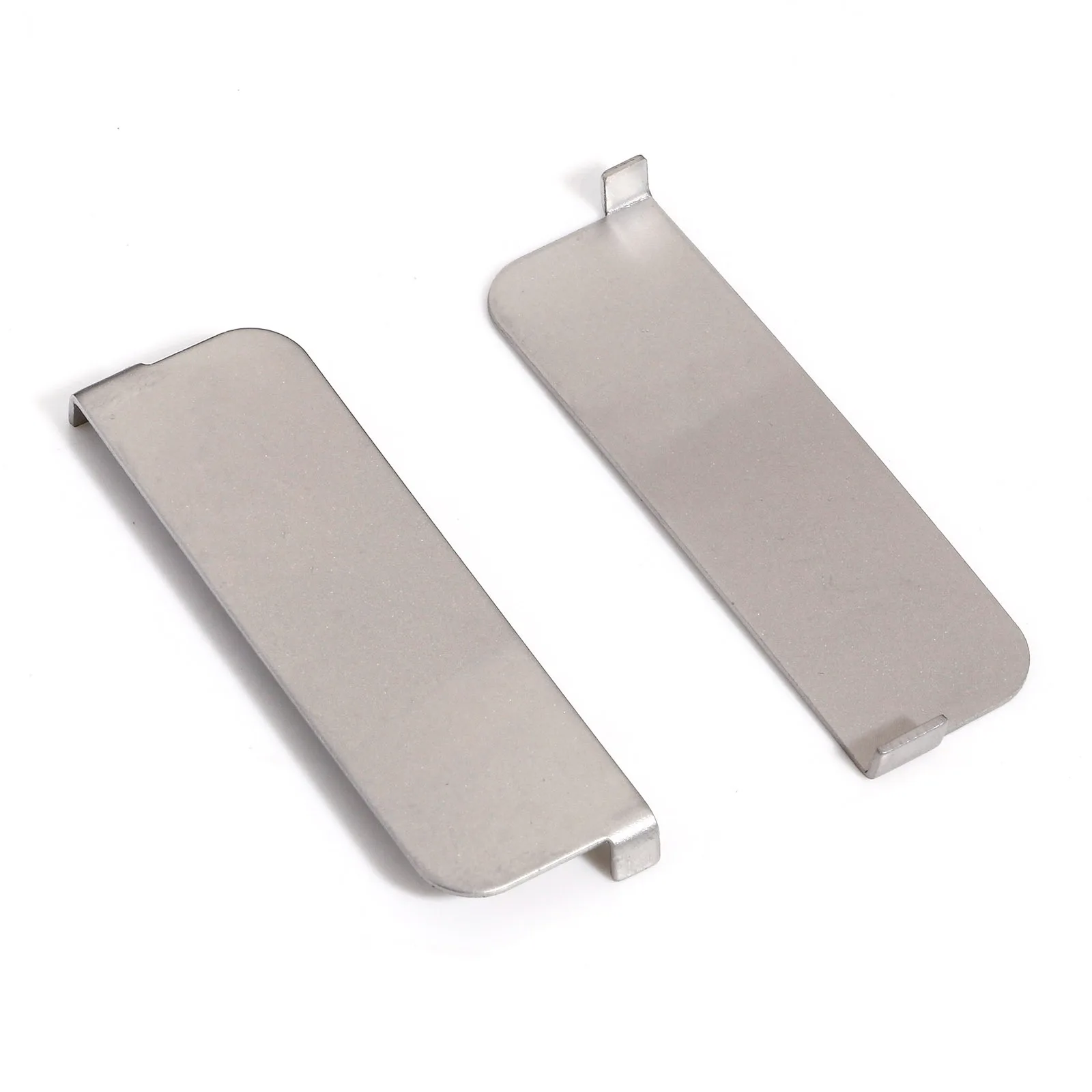 1pc Silver Color 304 Stainless Steel Italian Charm Link Chain Elastic Bracelet Jewelry Tools Rectangle Frosted DIY Making