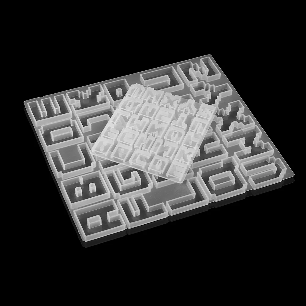 English Alphabet Epoxy Resin Molds Letter UV Resin Mold Silicone For DIY Jewelry Making Findings Supplies Casting Molds