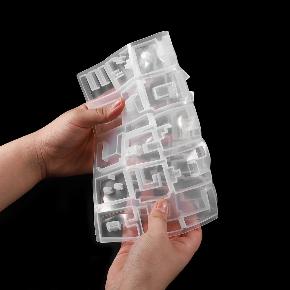 English Alphabet Epoxy Resin Molds Letter UV Resin Mold Silicone For DIY Jewelry Making Findings Supplies Casting Molds