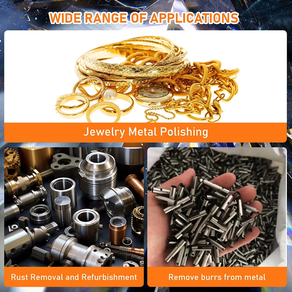 Mini Rotary Tumbler Polishing Machine for Jewelry Making Gold Silver Metal Finishing Barrel Polisher Tool