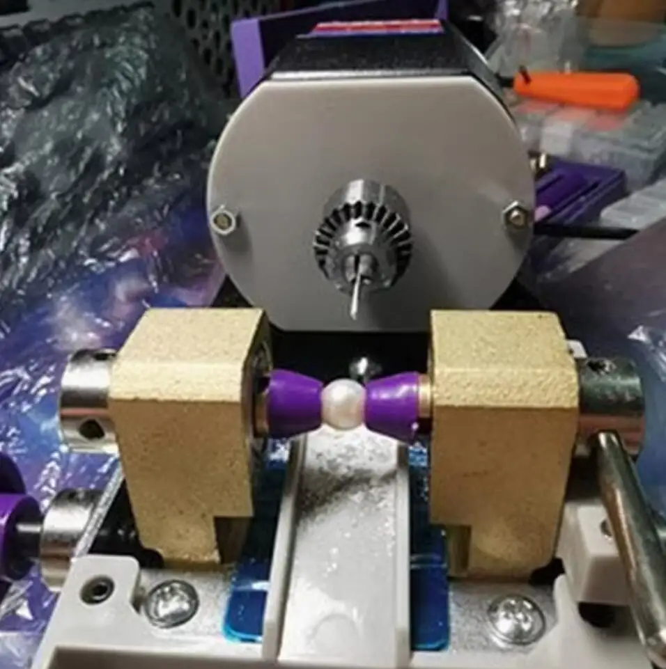 680W Pearl Drilling Machine 220V 110V Holing Jewelry Tools for Precise Pearl Hole Drilling