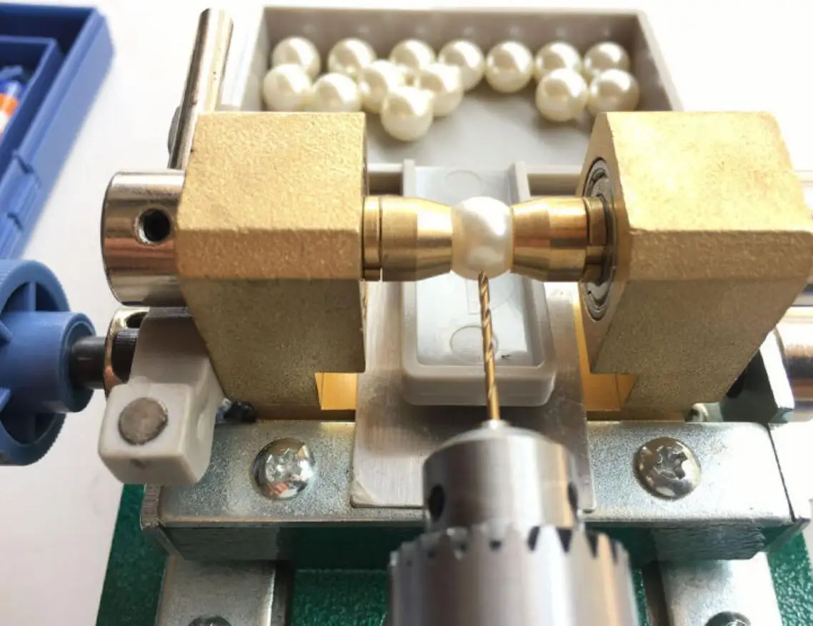 680W Pearl Drilling Machine 220V 110V Holing Jewelry Tools for Precise Pearl Hole Drilling