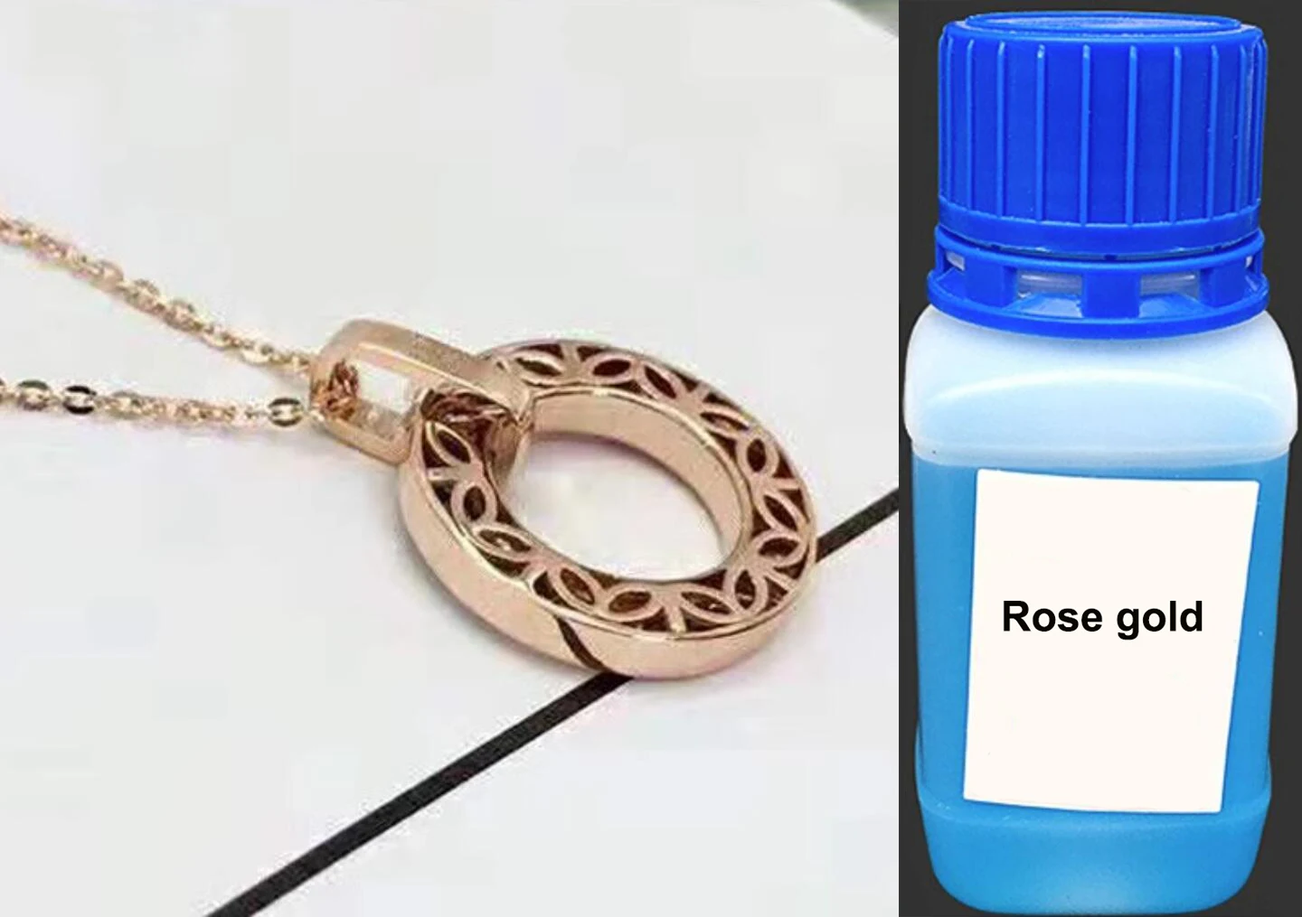 100ml 14K/18K/24K black gold Platinum Rhodium rose gold Soak Plating Solution Jewelry Bath Plating Electroplating Liquid PT Ag