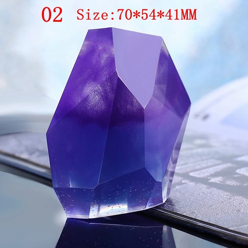 New Fashion 1PCS Cut Stone Square Transparent UV Resin Liquid Epoxy Silicone Mols for Ornamental Furnishing Articles Making
